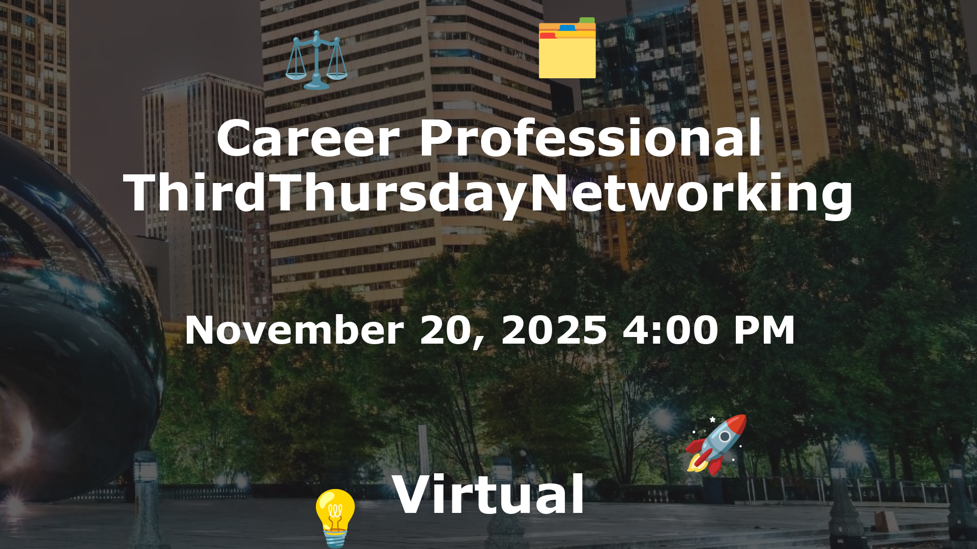 Career Professional ThirdThursdayNetworking  event image
